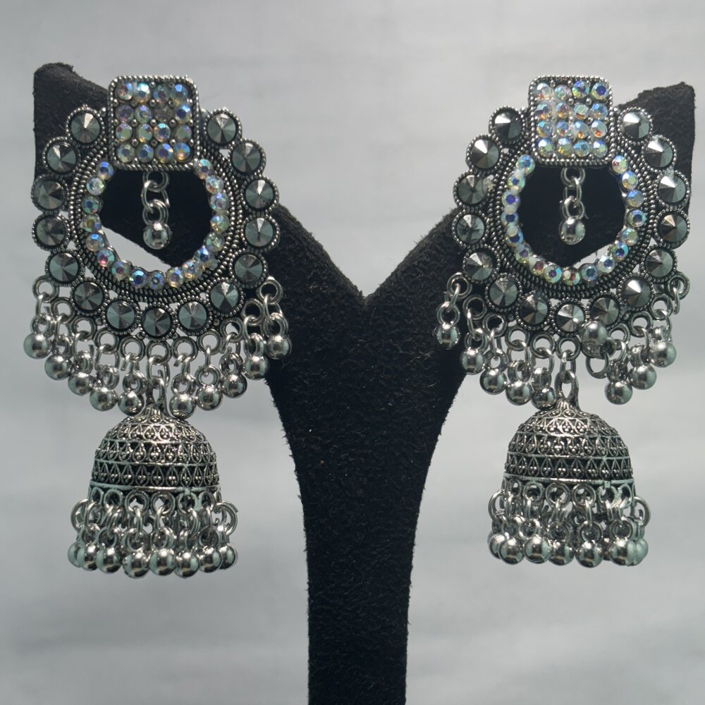 Oxidised Earrings - N013