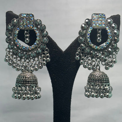 Oxidised Earrings - N013