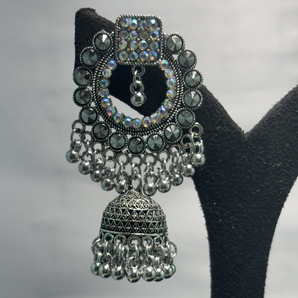 Oxidised Earrings - N013