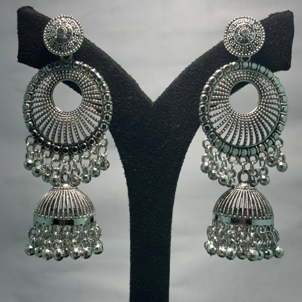Oxidised Earrings - N014