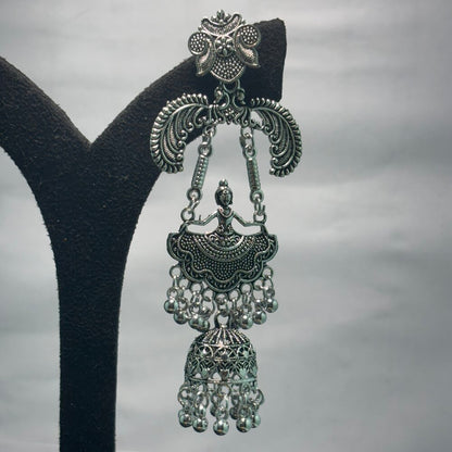 Oxidised Earrings - N015