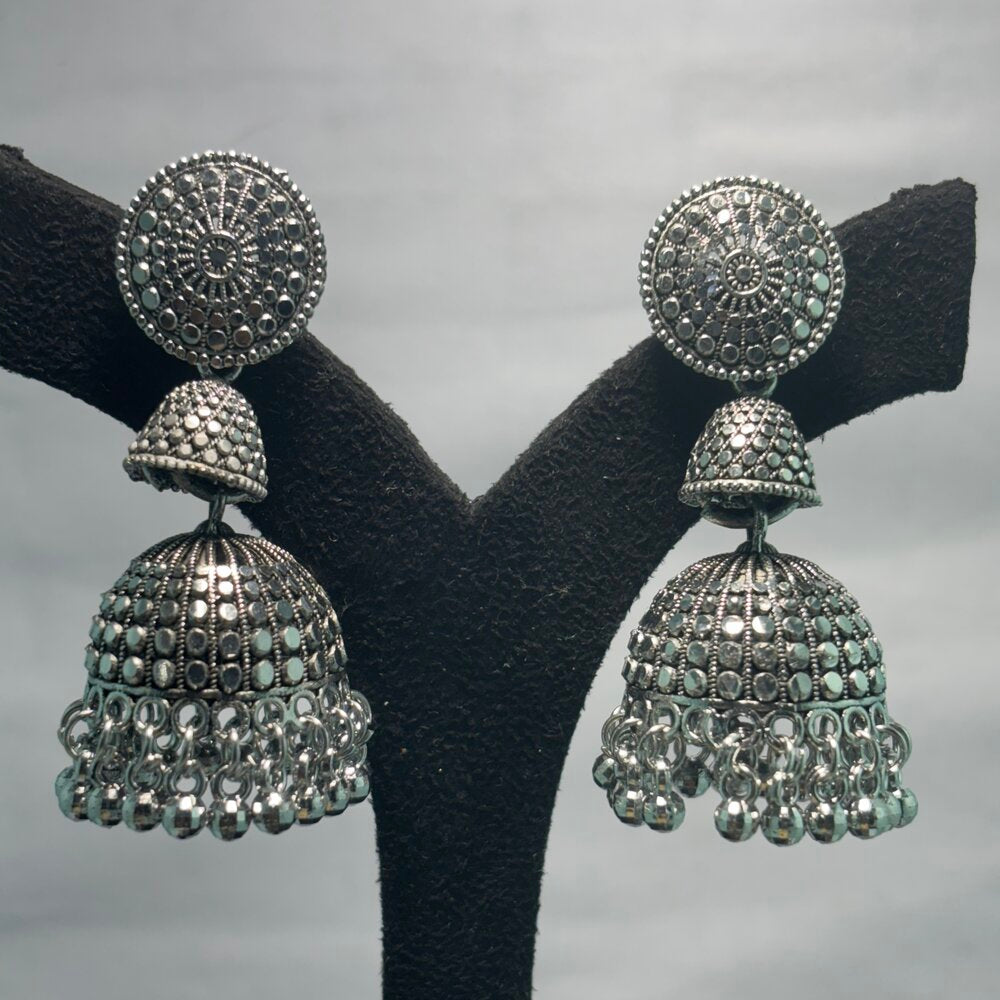 Oxidised Earrings - N016