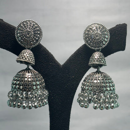 Oxidised Earrings - N016