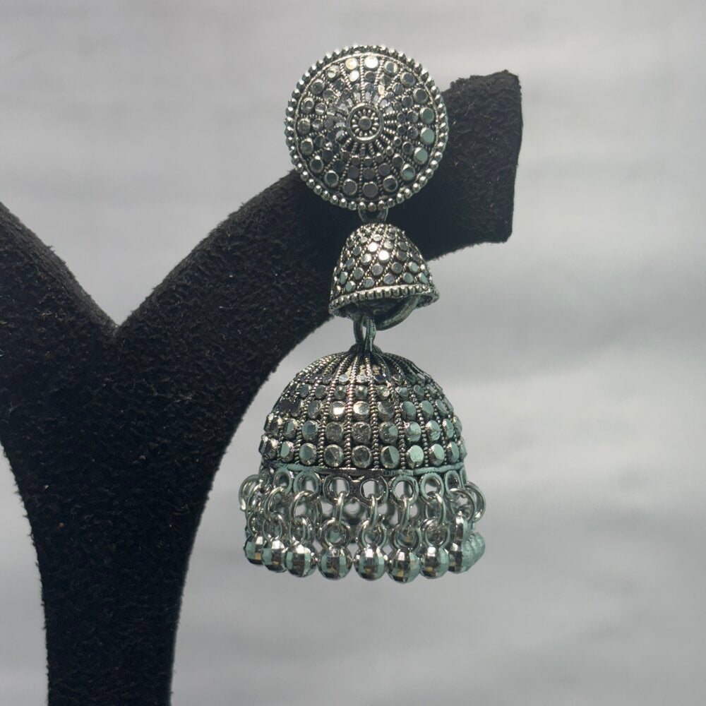Oxidised Earrings - N016
