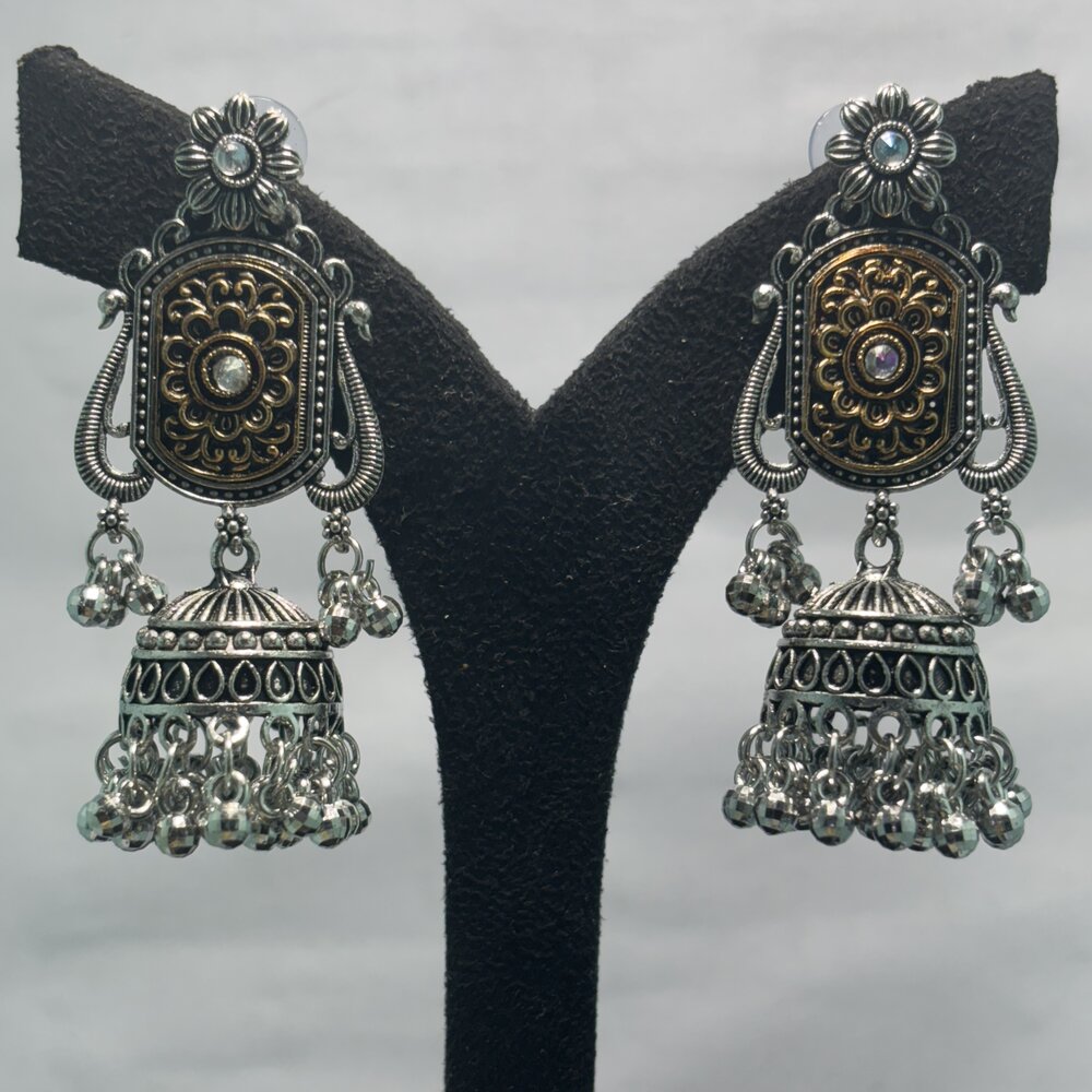 Oxidised Earrings - N017