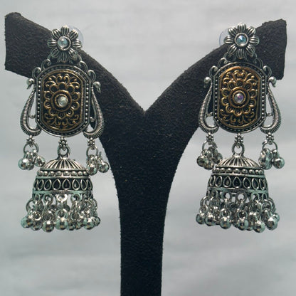 Oxidised Earrings - N017