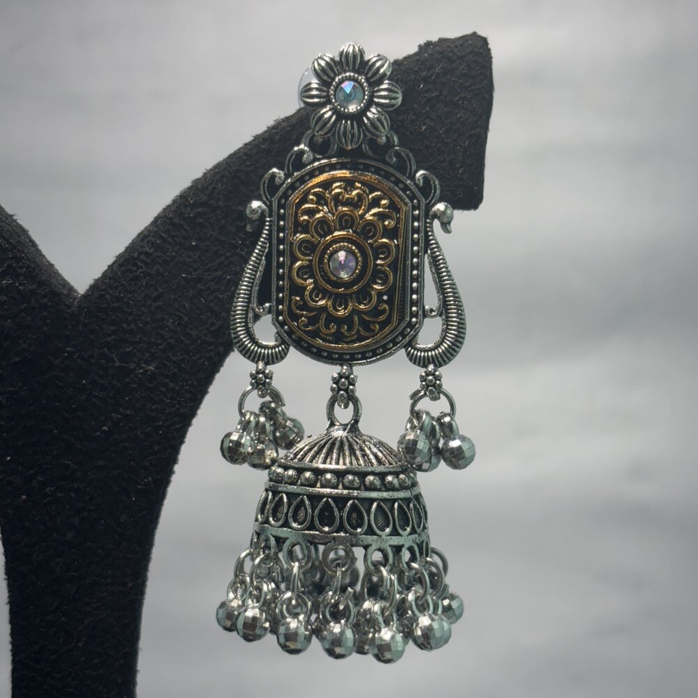Oxidised Earrings - N017