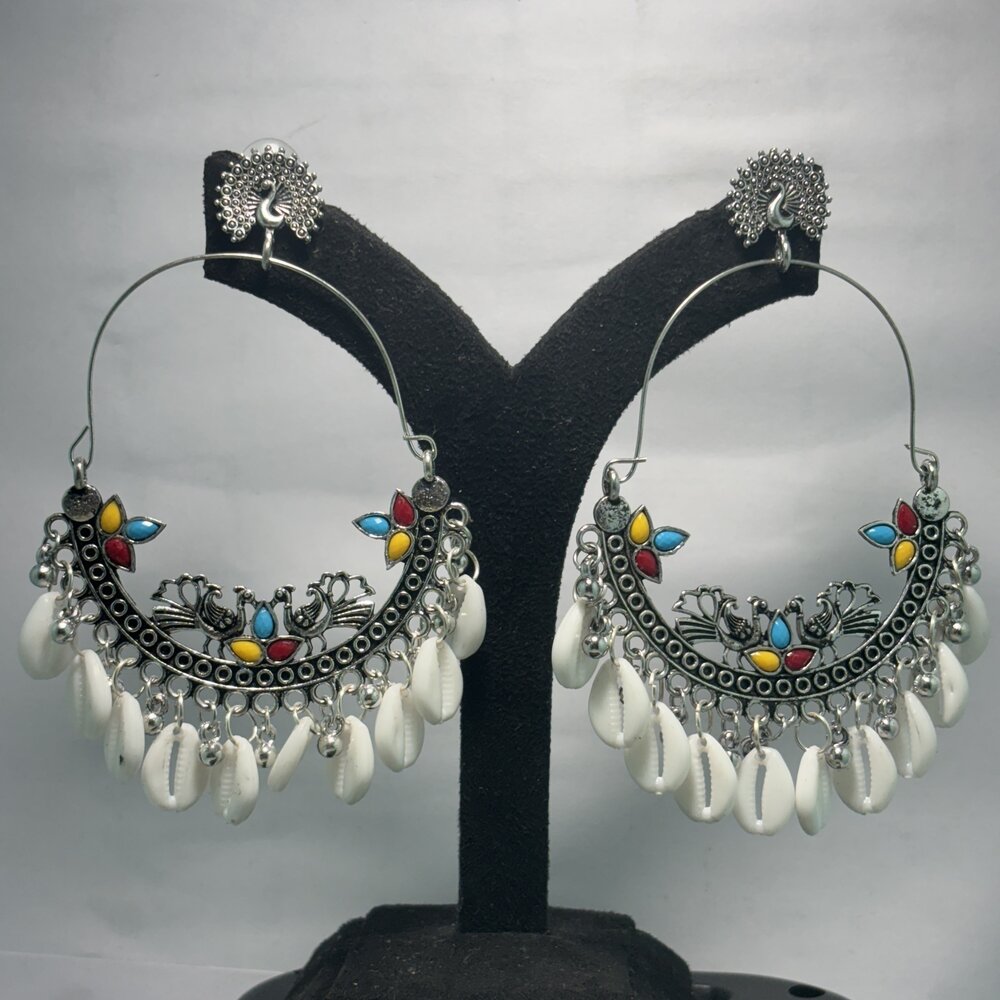 Oxidised Earrings - N018