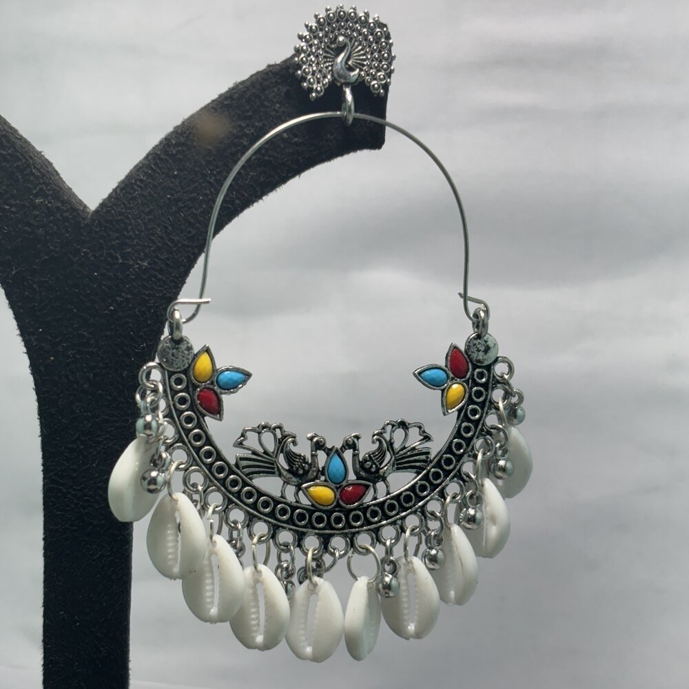 Oxidised Earrings - N018