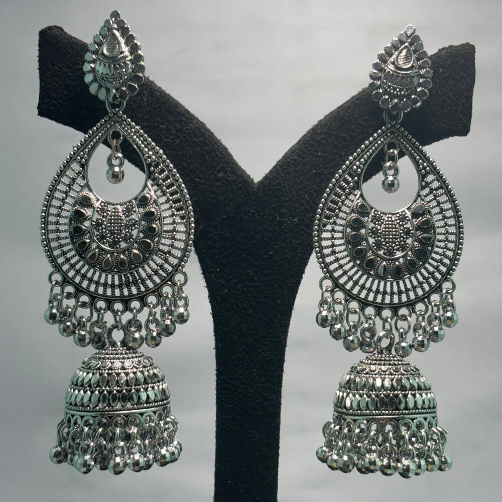 Oxidised Earrings - N019