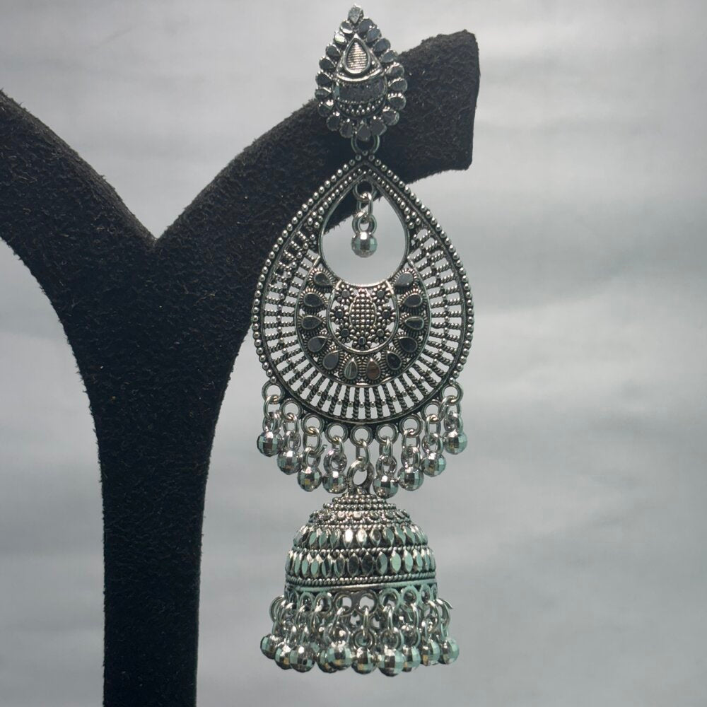Oxidised Earrings - N019