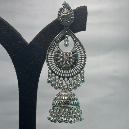 Oxidised Earrings - N019