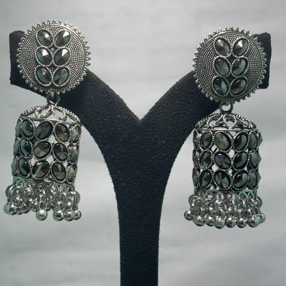 Oxidised Earrings - N020