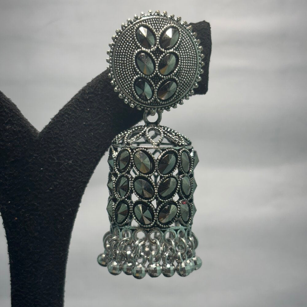 Oxidised Earrings - N020