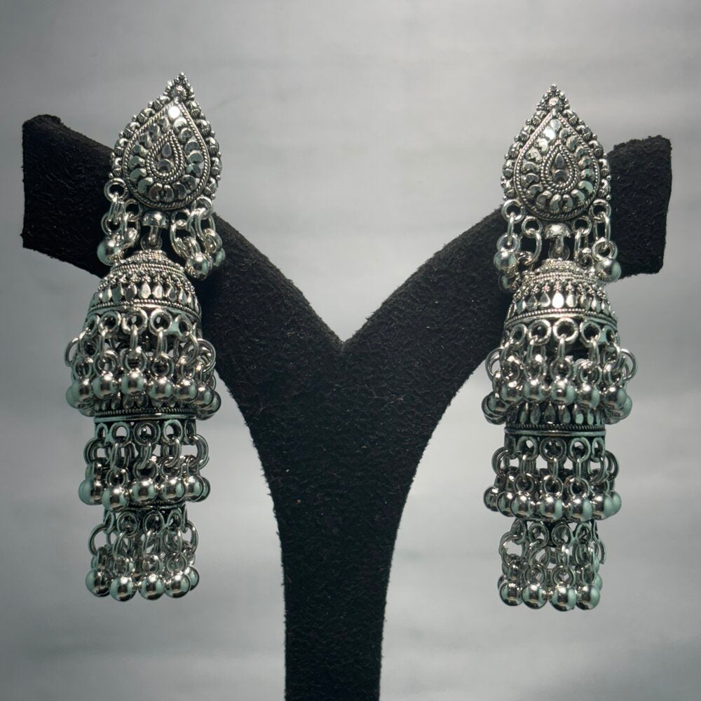 Oxidised Earrings - N021