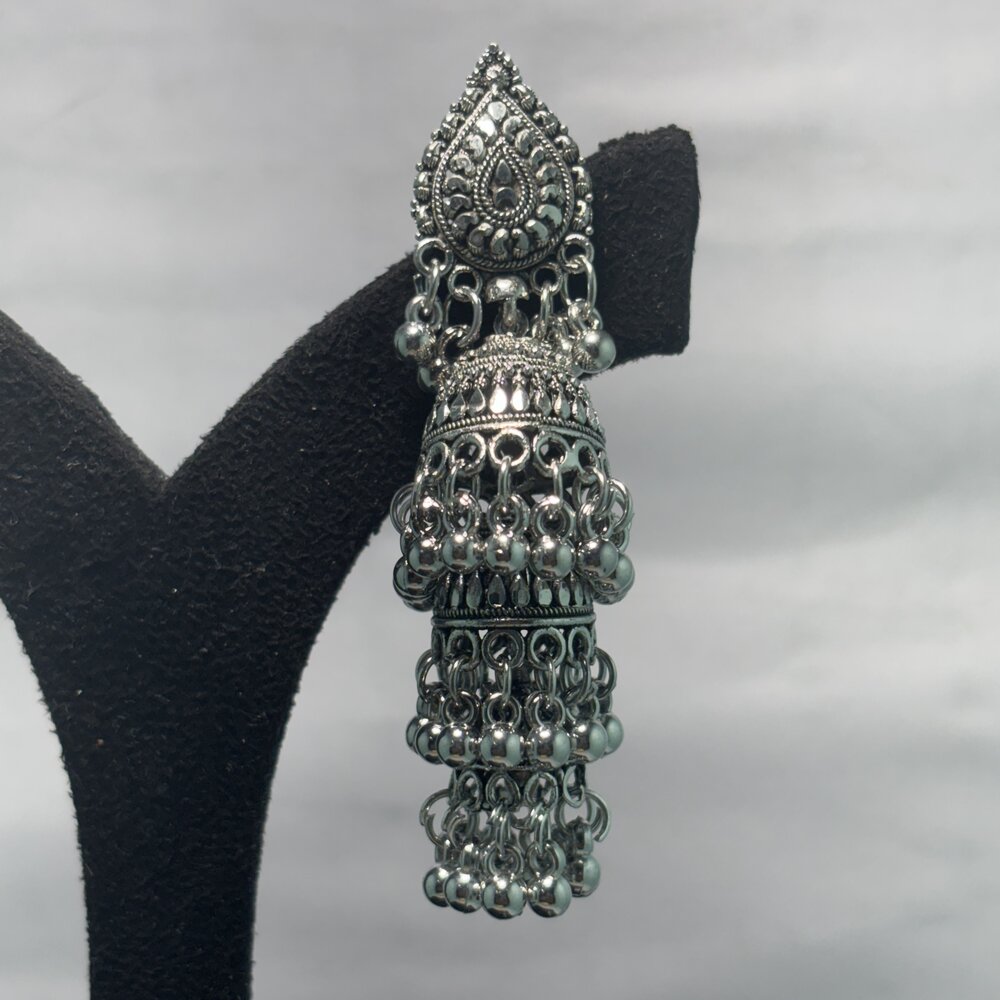 Oxidised Earrings - N021