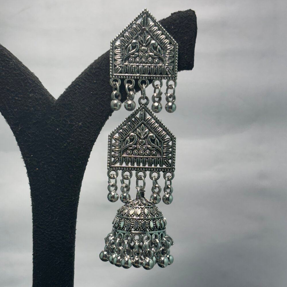 Oxidised Earrings - N022