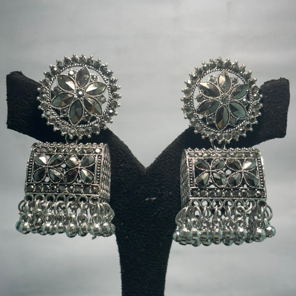 Oxidised Earrings - N023