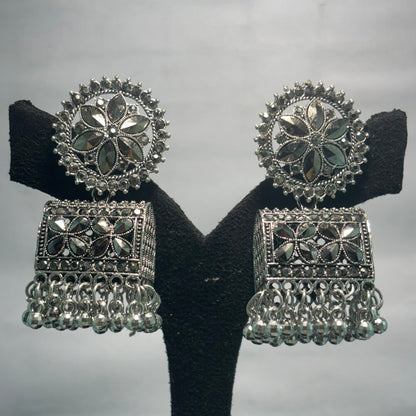 Oxidised Earrings - N023