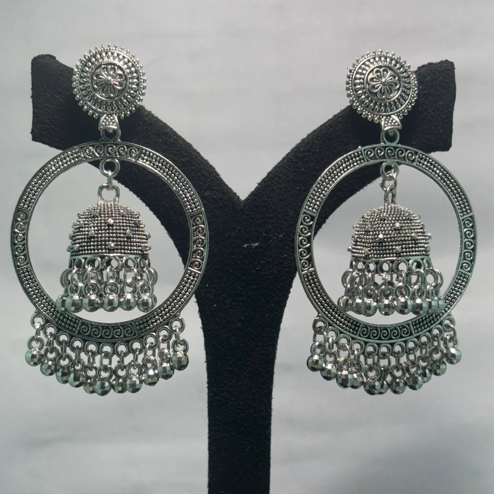 Oxidised Earrings - N024