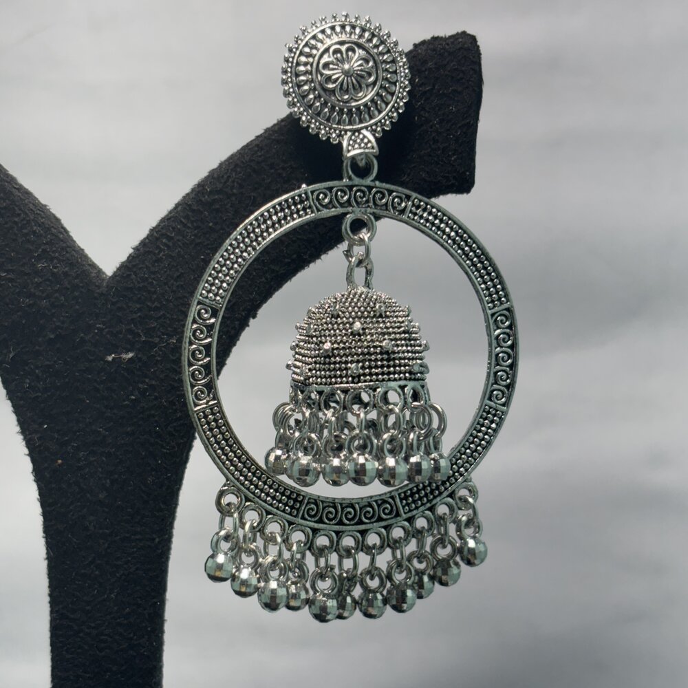 Oxidised Earrings - N024