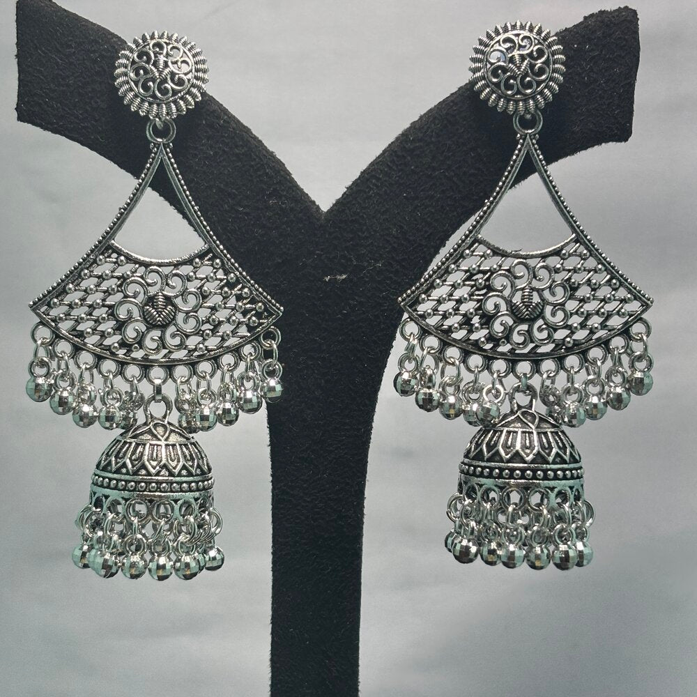 Oxidised Earrings - N025