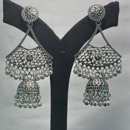 Oxidised Earrings - N025