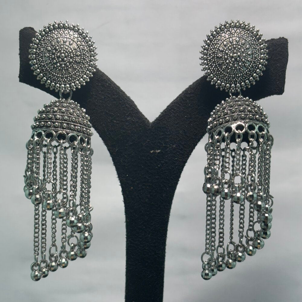 Oxidised Earrings - N026
