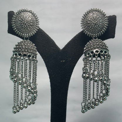 Oxidised Earrings - N026