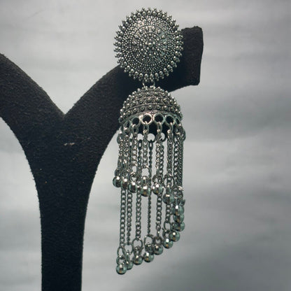 Oxidised Earrings - N026