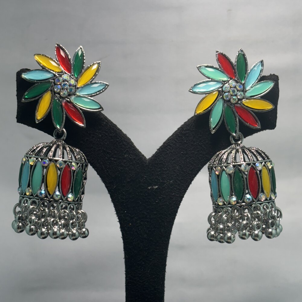 Oxidised Earrings - N027