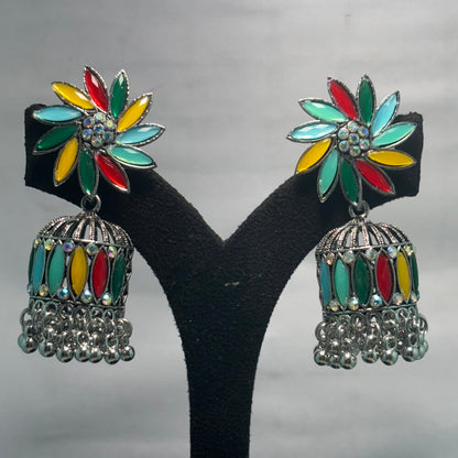 Oxidised Earrings - N027