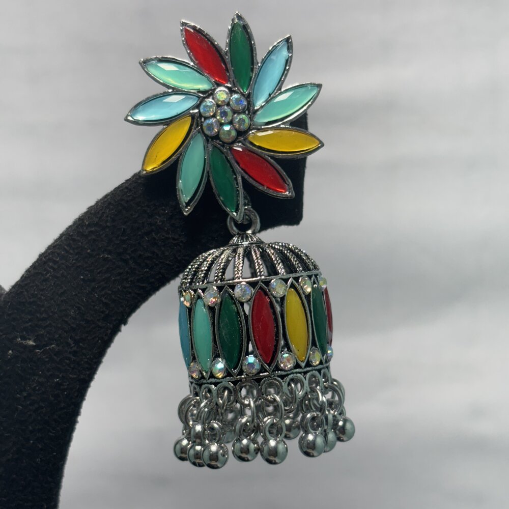 Oxidised Earrings - N027