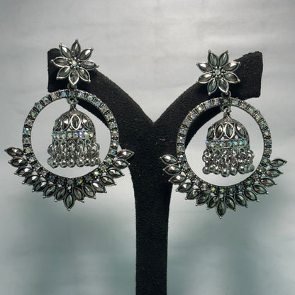 Oxidised Earrings - N028