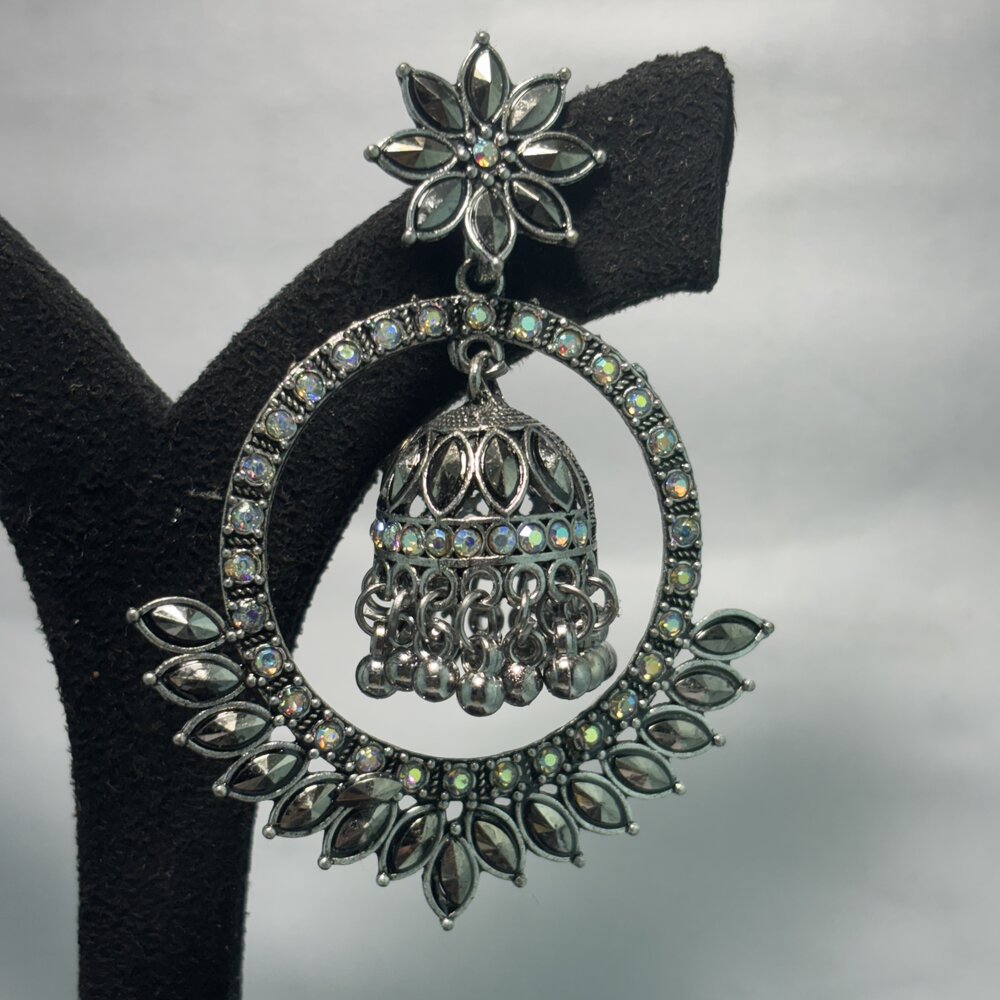 Oxidised Earrings - N028