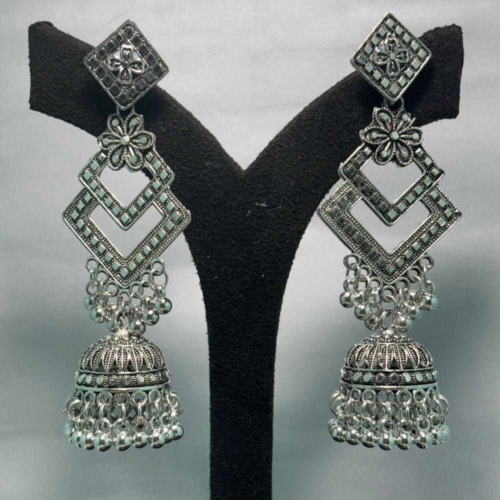 Oxidised Earrings - N029