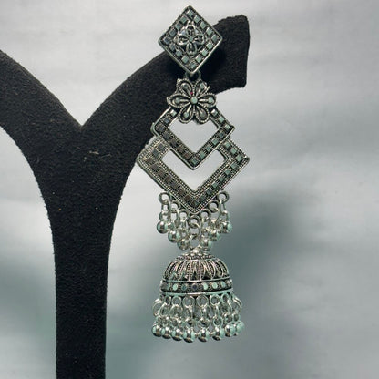 Oxidised Earrings - N029