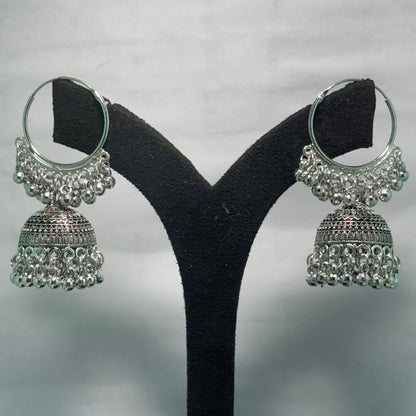 Oxidised Earrings - N030