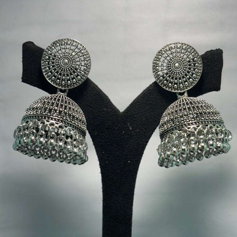 Oxidised Earrings - N032