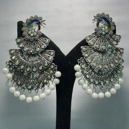 Oxidised Earrings - N033
