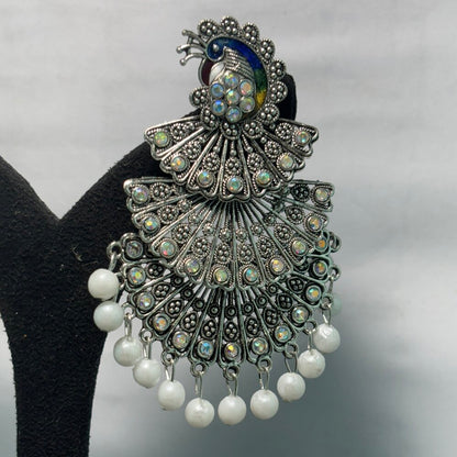 Oxidised Earrings - N033