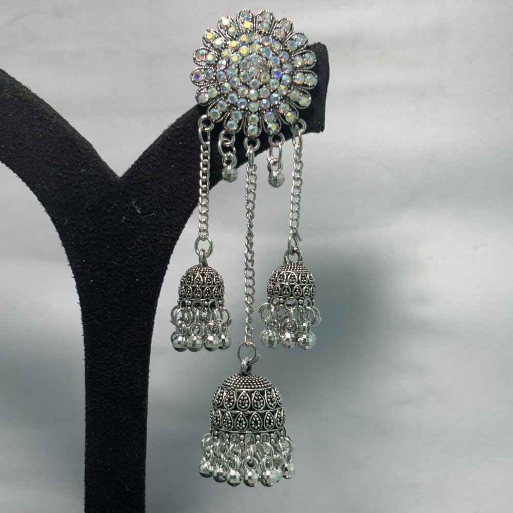 Oxidised Earrings - N034