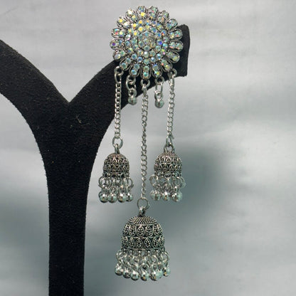 Oxidised Earrings - N034