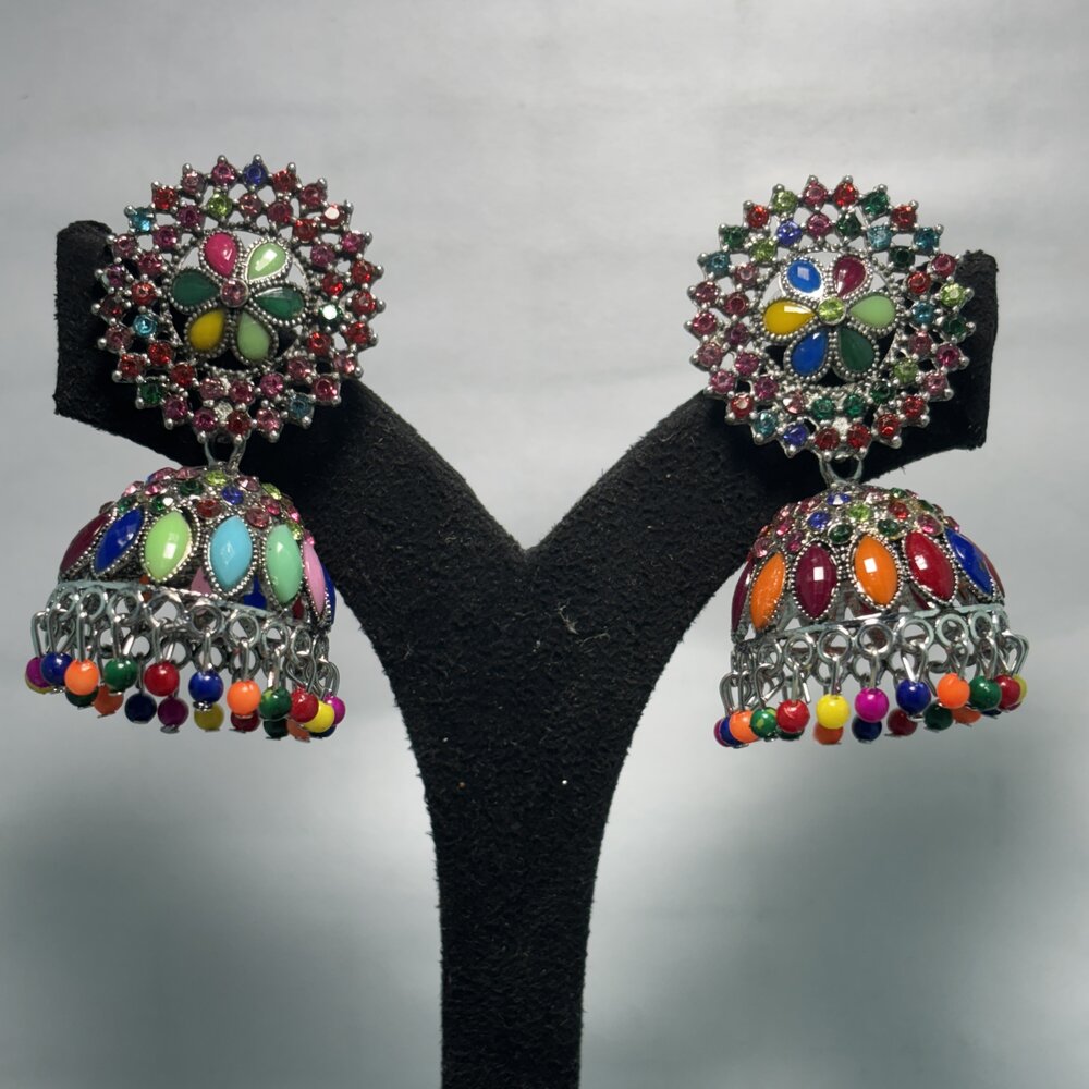 Oxidised Earrings - N035
