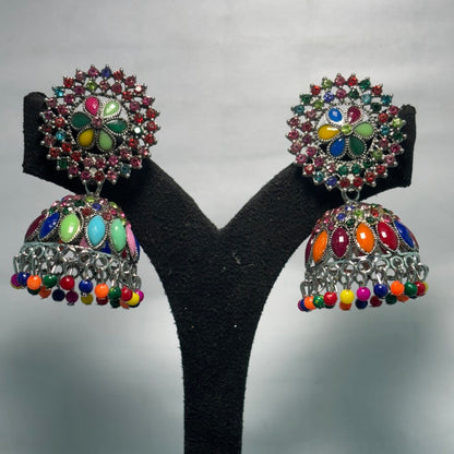 Oxidised Earrings - N035