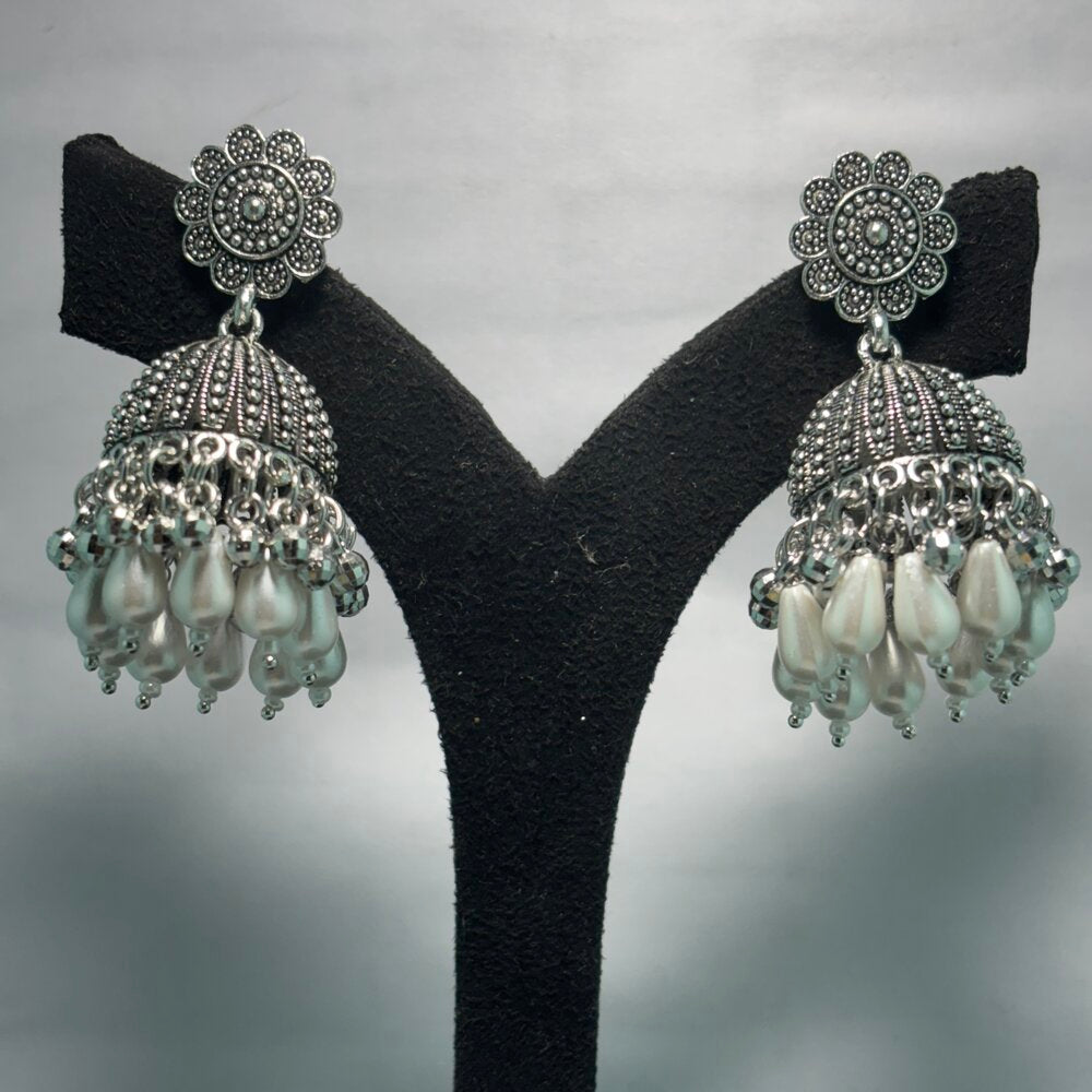 Oxidised Earrings - N036