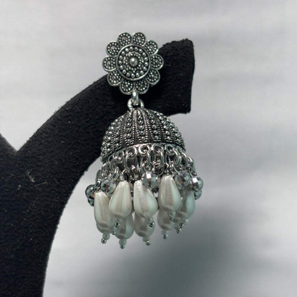 Oxidised Earrings - N036