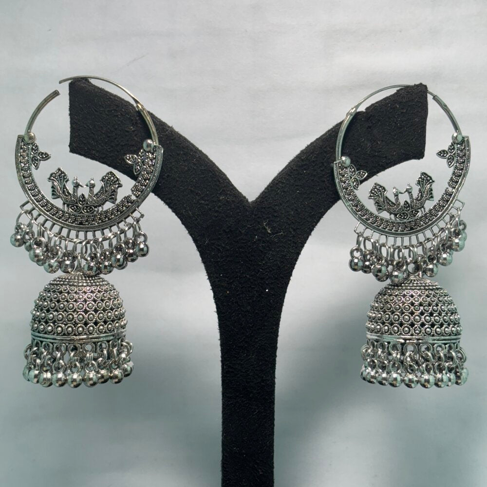 Oxidised Earrings - N037