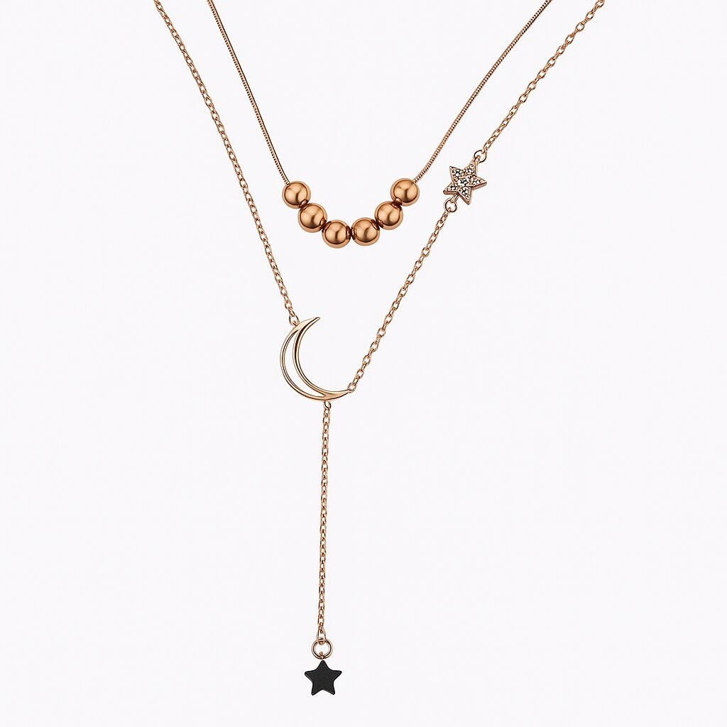 Rose Gold Necklace - N001