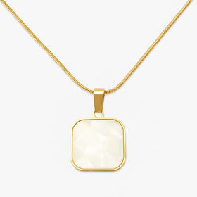 Square Pendant Necklace - N009